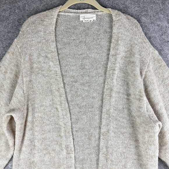 Anthropologie Cardigan Sweater Womens One Size Longline Open Front Knit Duster - Picture 2 of 15